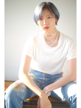 ヘアメイク エイト キリシマ(hair make No.8 kirishima) ハンサムショート×ブルージュ・instagram @no8_doc_shinichi