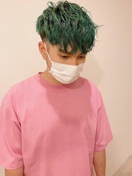 メルト 吉祥寺(melt) 【長谷川愛】ソフトモヒカン　大人のダブルカラー　刈り上げ