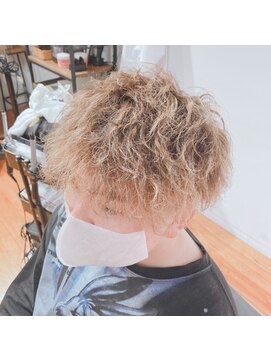 トゥリキャンバス(tRe canvas.) カット×酸性パーマ×カラー×wカラー×Xトリートメント