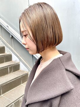 ヌード(NUDE) 「NUDE」#20代30代ボブカットミニボブ前下がりボブワンレンボブ