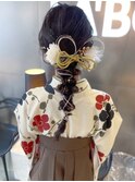 【結婚式・成人式・卒業式】編みおろし×水引きアレンジ