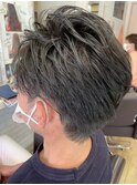 ツーブロ×ショート