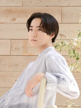 ロアー ヘアー マチルダ 千葉店(RAWR hair MATILDA) 【RAWR】メンズ_ナチュラルセンターパート