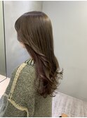 アッシュベージュ×インナーカラー