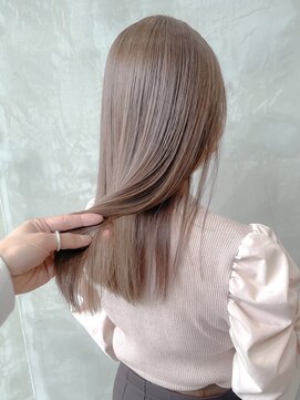 ギークス(GEEKS) 【GEEKS渋谷】ミルクティーベージュ/冬カラー/髪質改善/20代30代