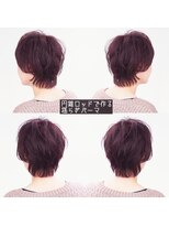 サロン マーニ(salon m ni)&nbsp;円錐ロッドとショートヘア