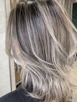 ラビマーニ 箕面店(Labimani)&nbsp;【Labimani】ホワイトミルクティーバレイヤージュ