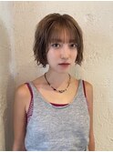 ハイトーンボブぱっつん前髪ボブミニボブ切りっぱなしボブ