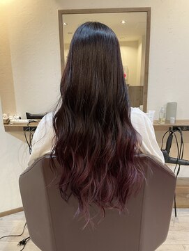 ユニコ(unico) グラデーションカラー/インナーカラー/ロング