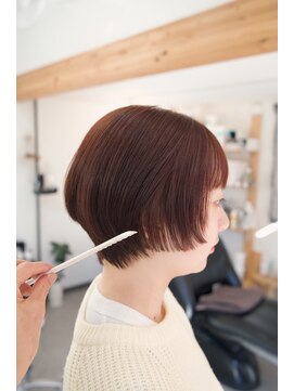 ツムジ(Tsumuji) オレンジブラウン×ショート