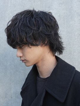 バイフィフス 原宿/表参道(by fifth) マッシュウルフ波巻きパーマサーフカールシャドウパーマ