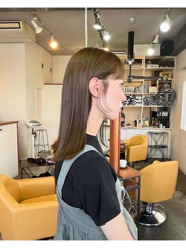 木村美容店 [木村美容店] ブリーチなしダブルカラー　オリーブベージュ