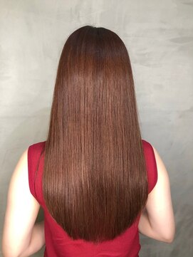 ジーナ 船橋(Zina) 髪質改善＊くびレイヤーピンクベージュ＊美髪【Zina船橋】