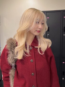 ベレーザ 渋谷神南(Beleza) 16190ブリーチ&ダブルカラーホワイトブロンドアッシュブロンド