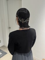 エイゾー 銀座(EIZO)&nbsp;ボブヘアアレンジ / ボブアレンジ / 結婚式ヘアセット