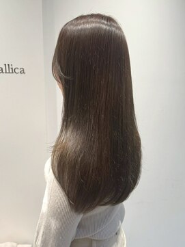 ガリカ 大名(Gallica) <ゲスト>透明感のある暗髪カラー/ダークグレージュ