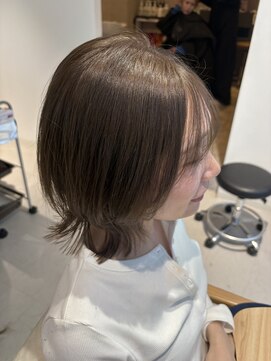 コト 福井大和田店(coto) 福井大和田ブリーチなしオリーブベージュ透明感カラー