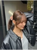 顔まわりレイヤー/前髪カット/流れる前髪/フェイスレイヤー