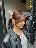 アマテラスゼロ 新宿(AMATELAS zero)&nbsp;顔まわりレイヤー/前髪カット/流れる前髪/フェイスレイヤー