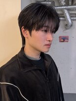 ノラ シブヤ(NORA)&nbsp;【永田】ナチュラルラウンドシースルーマッシュ×ダウンパーマ