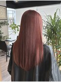 ダブルカラーでピンクベージュ