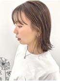 さとうあやか/インナーカラー/ベージュカラー/イヤリングカラー