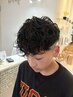 【安東指名限定】メンズデザインカット+ヘッドスパ　￥8900