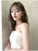 髪質改善ダブルカラーレイヤーカット透明感オリーブカラー