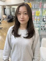 オブヘアージユウガオカ(Of HAIR Jiyugaoka)&nbsp;王道レイヤー×ラベンダーベージュカラー