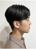 20代30代40代センターパート刈り上げビジカジオシャレ感