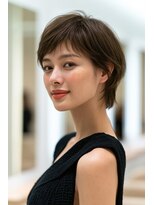 ラファンジュ ヘアー(Rohange hair)&nbsp;ひし形レイヤーボブ/ハッシュカット/ベリーショート