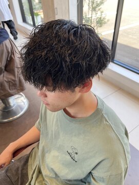アース 会津若松店(HAIR&MAKE EARTH) 朝のセットが変わる、波巻きパーマ