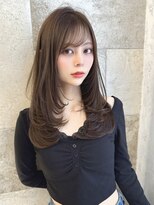 ロンドシトリン 四条烏丸(Lond citrine) 【五島巨幹】ハッシュカット/グレージュ/ストレート/顔周り