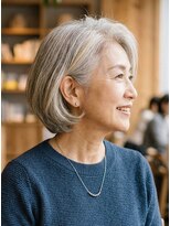 ラグアージュ 本店(RAG AGE)&nbsp;大人世代を魅了する グレイッシュボブ