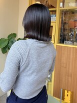 ヒントステーション(HINTSTATION)&nbsp;〈浅草美容室〉外ハネボブ顔まわりレイヤー