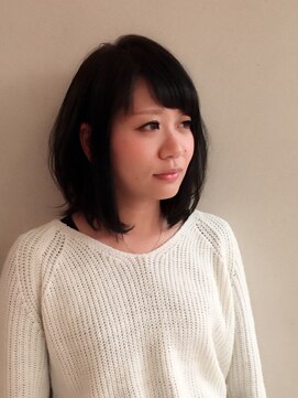 ロンド 銀座(Lond) ダークブルージュカラーのナチュラルボブ☆ 担当川上功介