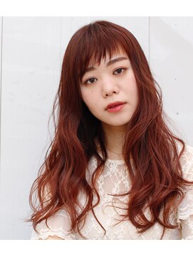 アンド アノン(and anon) 艶色オレンジピンク