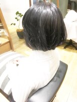 ウルム 蕨西口(ULUM)&nbsp;THE 内巻きに！！！  ブルーショートボブ♪♪♪