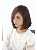大人可愛い☆ボブナチュラルストレート