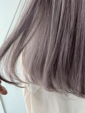 ジーナ 銀座中央通り(Zina) 透け感エアリーミディ×ホワイトアッシュベージュ