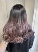 ピンクバイオレットグラデーション