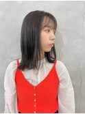 ラフロブ×透けアッシュグレー