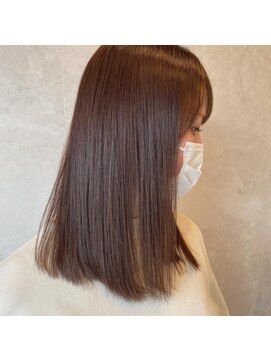 イーラヘアー(ERA HAIR) チョコレートブラウン×髪質改善トリートメント ピンクブラウン