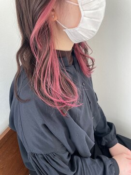 ノチ(Noci) 【和田寧々】ピンクインナー/ピンクカラー/ピンクブラウン