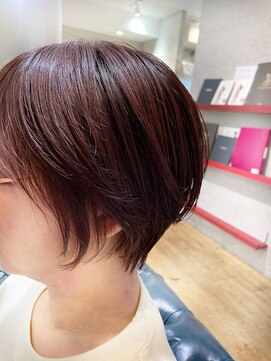 ヘアサロン アティリー(Hair Salon Attirer) 西梅田/ボブ/グレーベージュ/白髪ぼかし【Attirer飯田裕之】