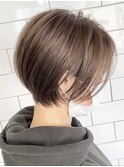 《Mimosa》大人可愛い20代30代40代丸みショートヘア