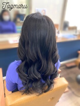 タグマル 外巻きウエーブの巻きおろし☆