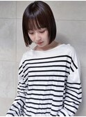 30代　40代　内巻き　ボブ　ミニボブ　小顔　手入れ簡単　表参道