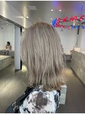 ダブルカラーグレージュカラーケアブリーチハイトーンカラー韓国