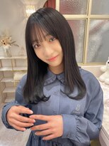 ランド 原宿表参道(LAND)&nbsp;暗髪ベージュカラー☆髪質改善で艶々の美髪ヘアに☆